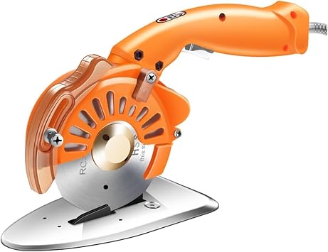 Industrial Electric Scissors Handheld Round Cutting Cloth Machine Silent Servo Direct Drive Electric Round Knife For DIY Use