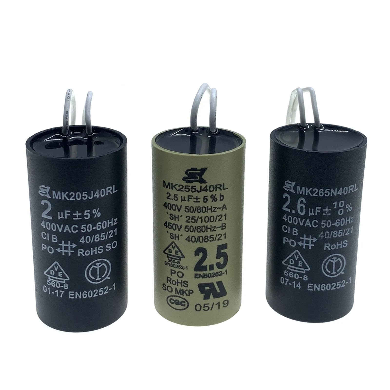 HWEIH Część kotła gazowego Pompa cyrkulacyjna wody Kondensator MK205J40RL MK255J40RL 2,0 uF 2,5 uF(MK265N40RL 2.6uF)