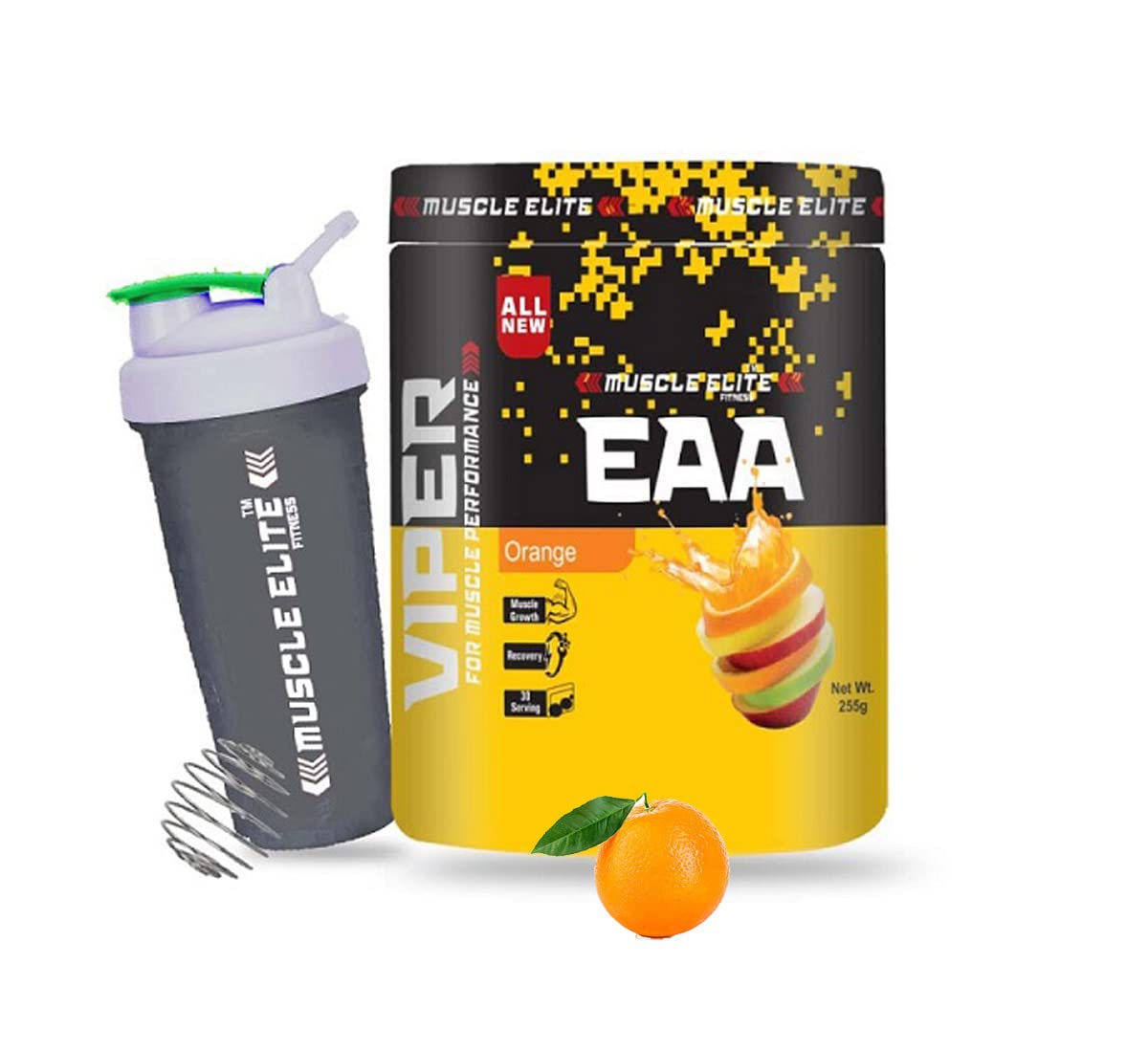 MUSCLE ELITE FITNESS EAAsBCAA Energy Drink for Workout Pre/Post
