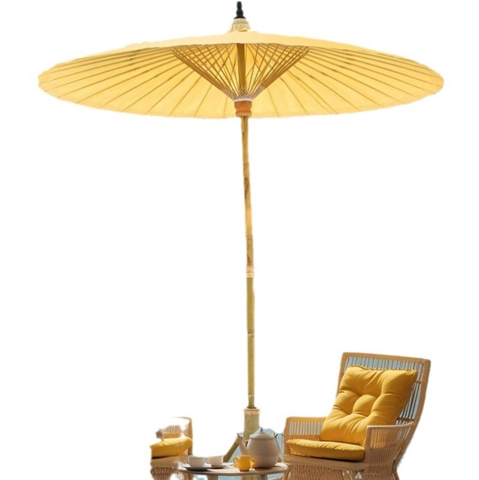 Parasole Antyczna Dekoracja Wnętrz Parasol Olejny Parasol Papierowy Parasol Patio Zewnętrzne Bez Podstawy Parasol Ogrodowy(Grün)