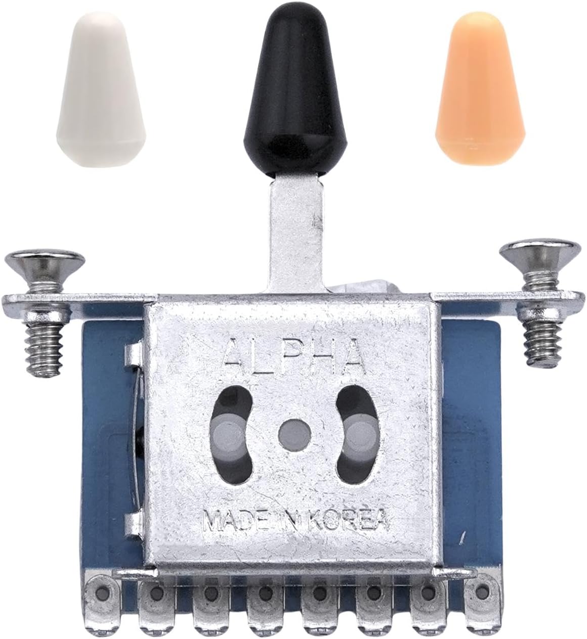 Alpha 5-Way / 3-Way/Pickup Selector Lever Switch for Import Strat Style Electric Guitar (5-Way Switch)