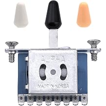 Alpha 5-Way / 3-Way/Pickup Selector Lever Switch for Import Strat Style Electric Guitar 3-Way Switch