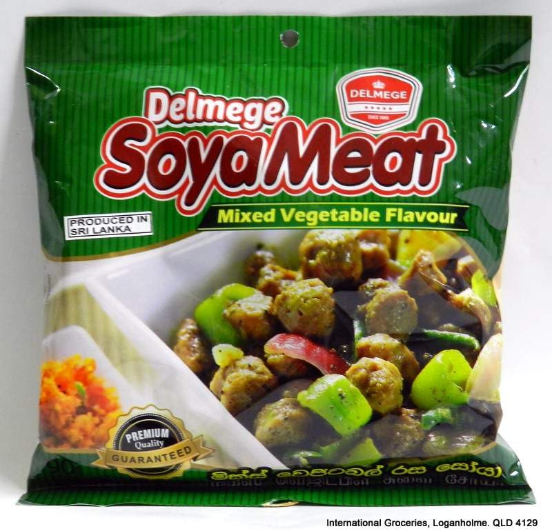 Delmege SOYA Meat | Authentic Sri Lankan Taste | (Regular Flavour, Pack of 60)