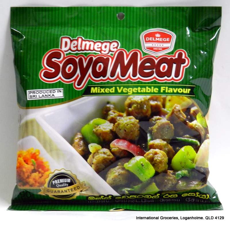 Delmege SOYA Meat | Authentic Sri Lankan Taste | (Regular Flavour, Pack of 10)