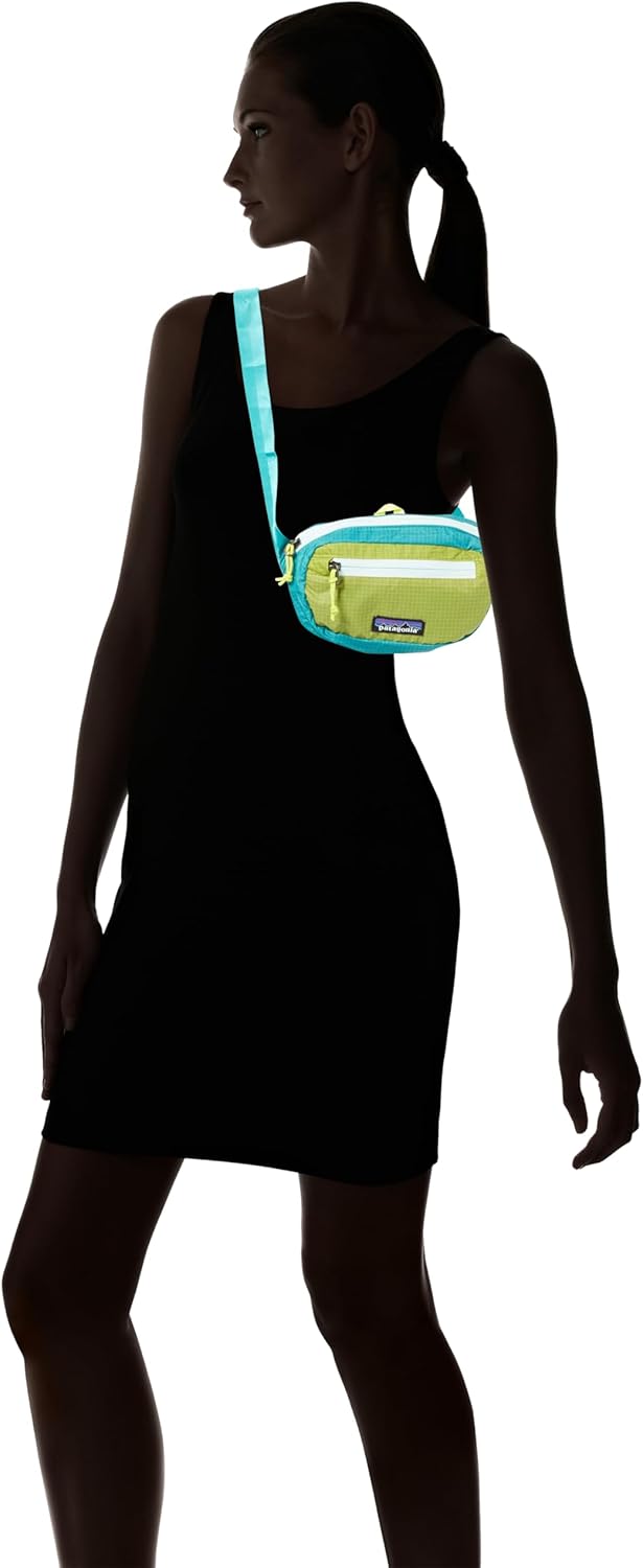 Compact Patagonia Mini Hip Pack in Subtidal Blue