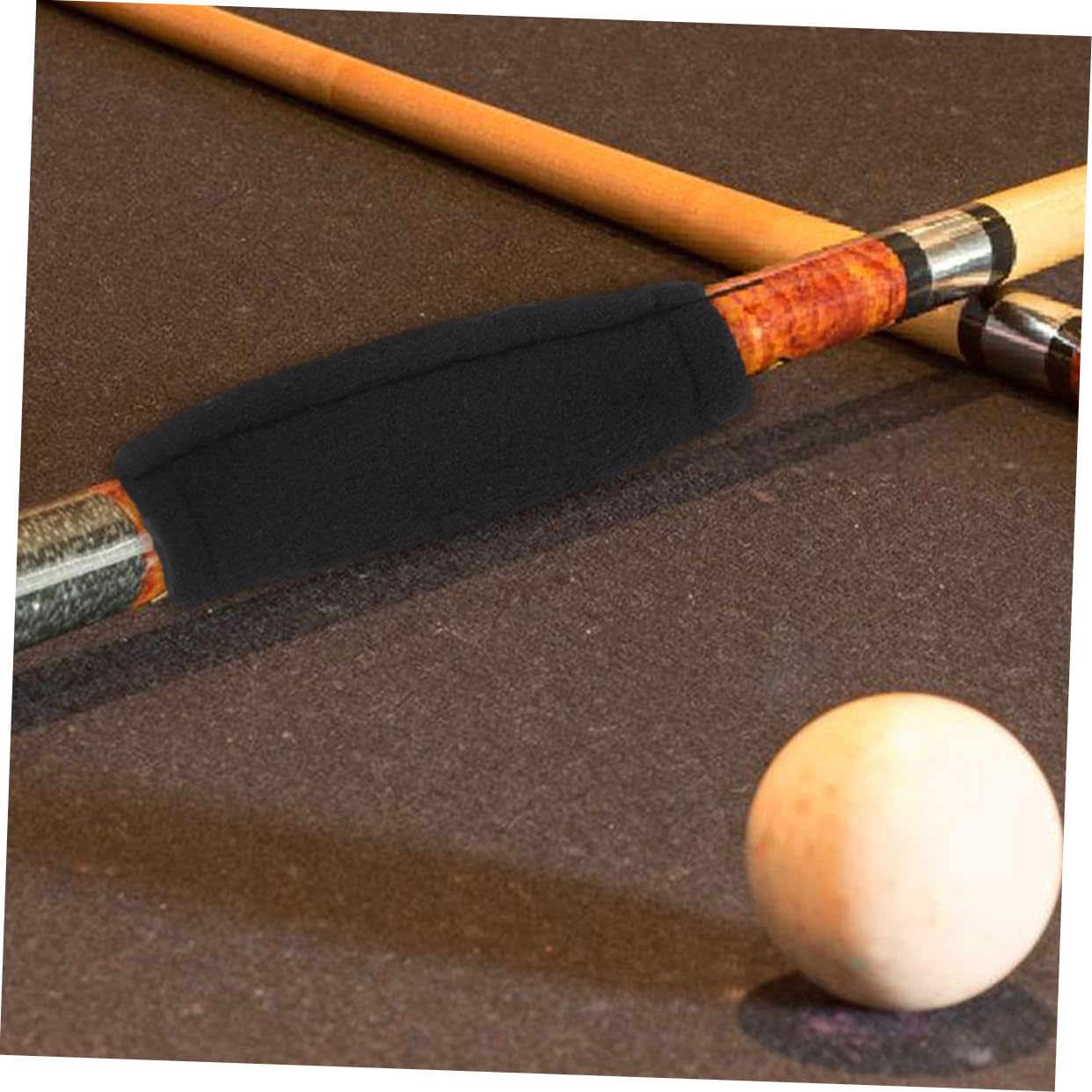 BCOATH Billiard Cue Stick Accessories 2 Pack Pool Cue Cleaning Cloths Snooker Club Cloth Billiard Cue Polishing Tool Cotton Material No Damage Use