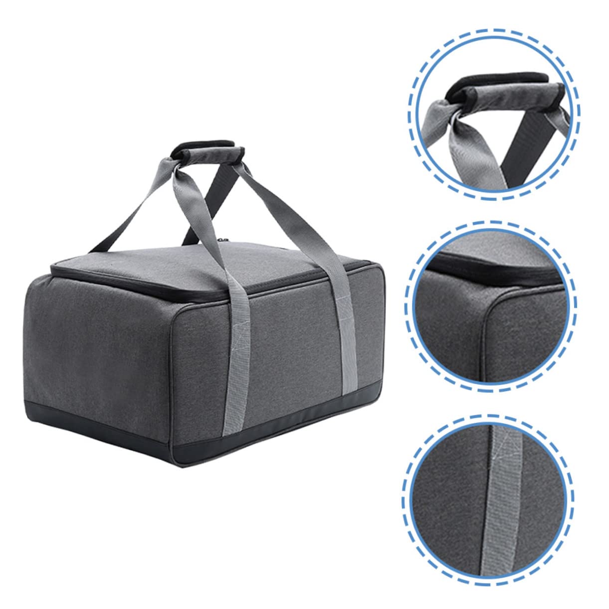 Borsa per Imballaggio Fornello da Campeggio Robusta Cerniera Resistente e Manico Avvolgente, Capacità per Utensili da Cucina e Accessori, per Attività All’aperto