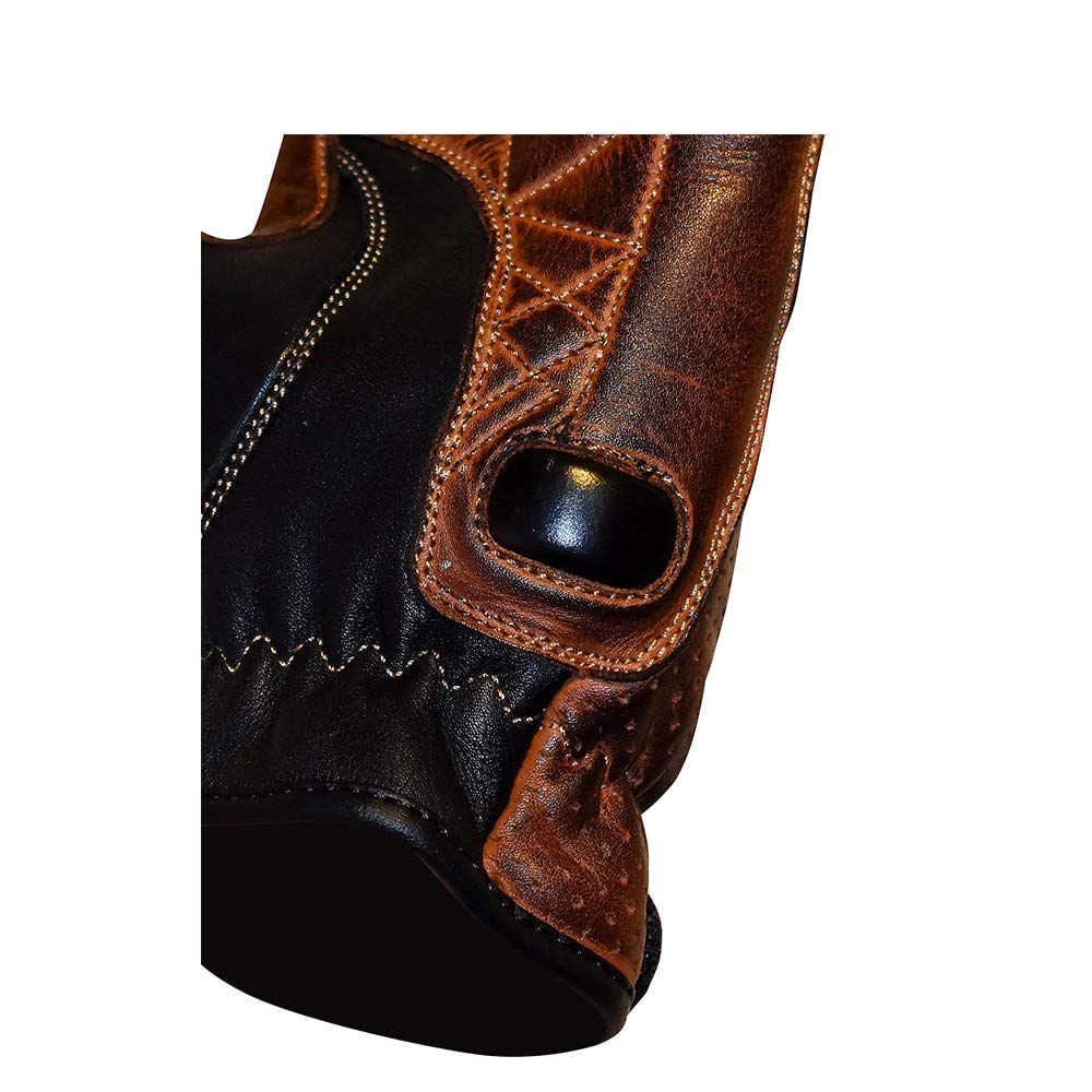 KSK Gants Hawk - Été Gants Moto, Scooter Marron, Taille XXL