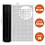 Zevemomo 36" x 50' 1/4inch Hardware Cloth Black Vinyl Coated Chicken Wire Fence Galvanized Welded Mesh Roll for Home Garden Rabbit Cage