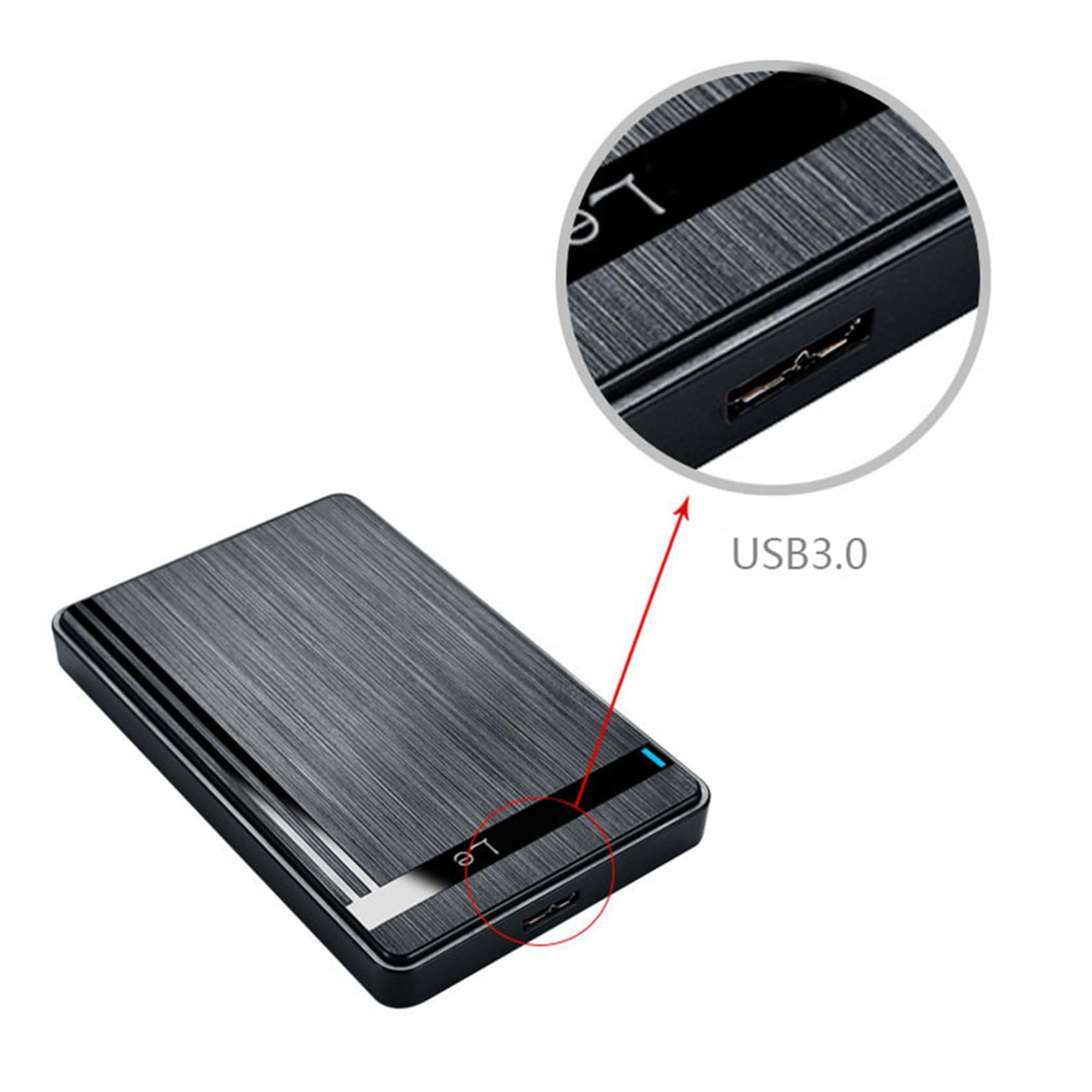 10X Obudowa Dysku Twardego HDD SSD 2,5 USB 3.0 do do Laptopa, Komputera Stacjonarnego, Szybki Transfer Danych