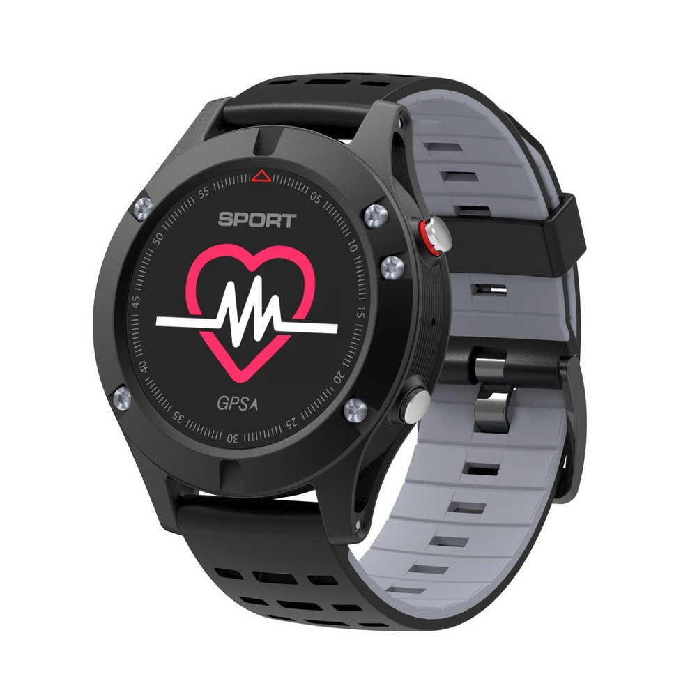 GPS smart watch altimeter barometer the rmometer heart rate monitoring