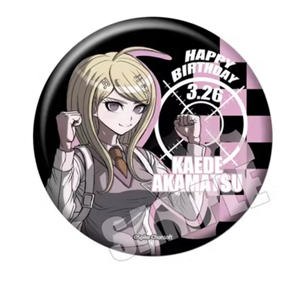 ダンガンロンパ ナンジャタウン 東条斬美 ハート 缶バッジ ダンガン 