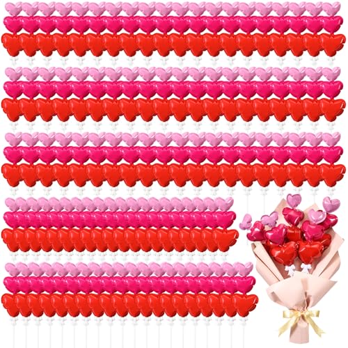 Ballons auto-gonflables cœur sans pompe pour décoration rapide de mariage