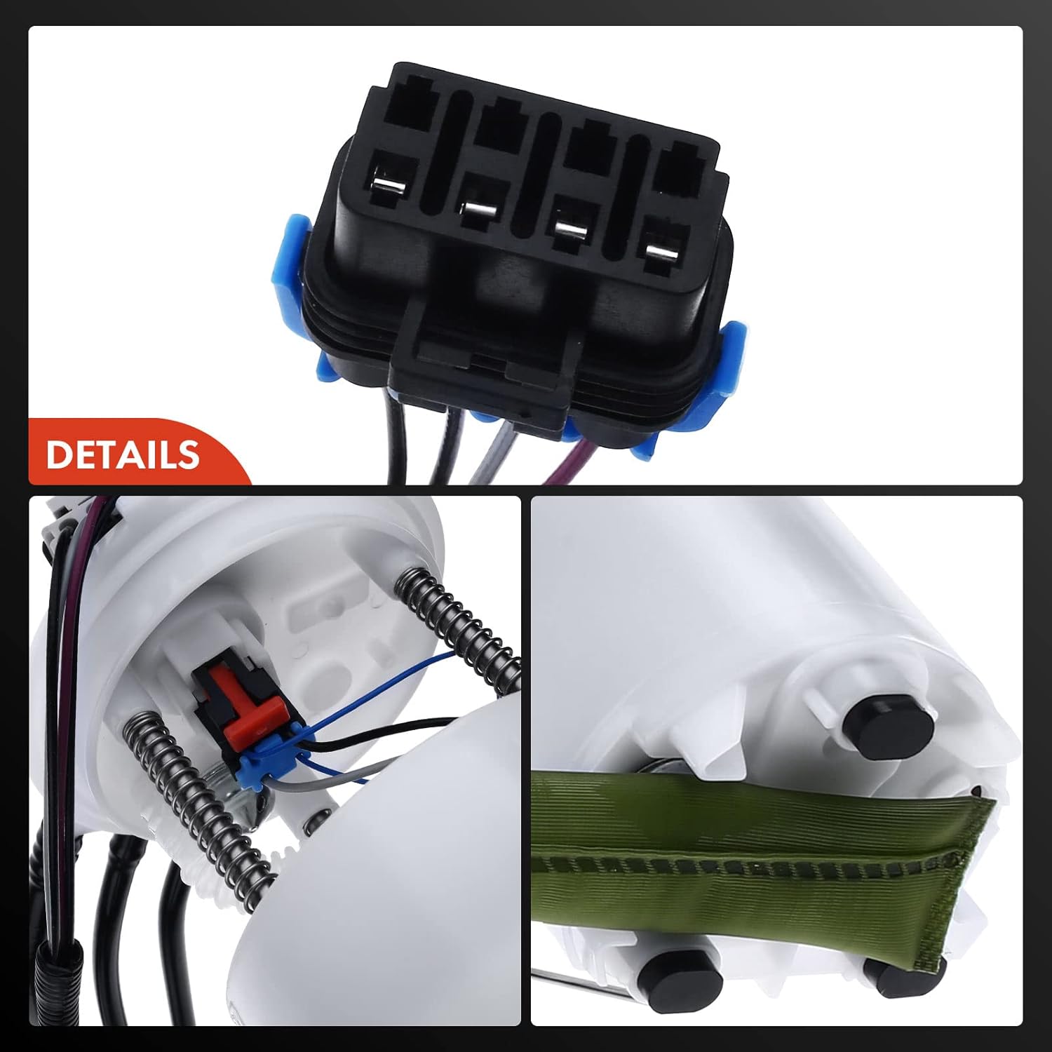 A-Premium Electric Fuel Pump Module Assembly with Sending Unit Compatible with Chevrolet Cavalier 1995 2.2L 2.3L & Pontiac Sunfire 1995 2.2L 2.3L, L4 Engine, Gas