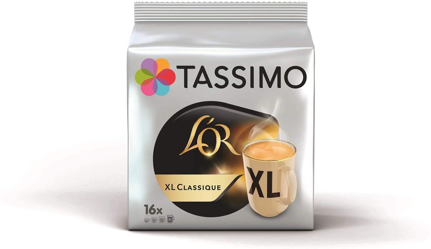 Tassimo Coffee L'OR XL Selection – L'OR Classique XL & Intense XL – 10 Packungen (160 Portionen)