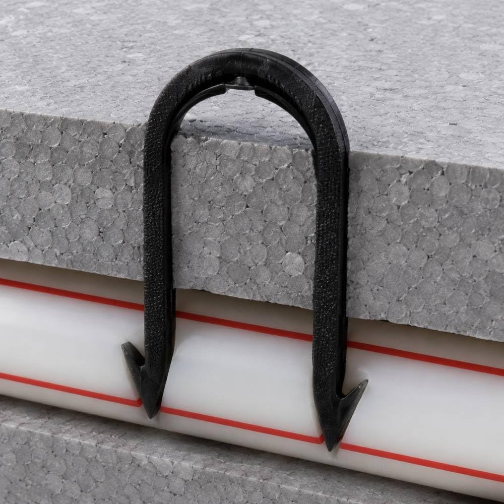 Heizungsinstallation 1100 Tackerklammern 16mm für Styropor und Dämmplatten