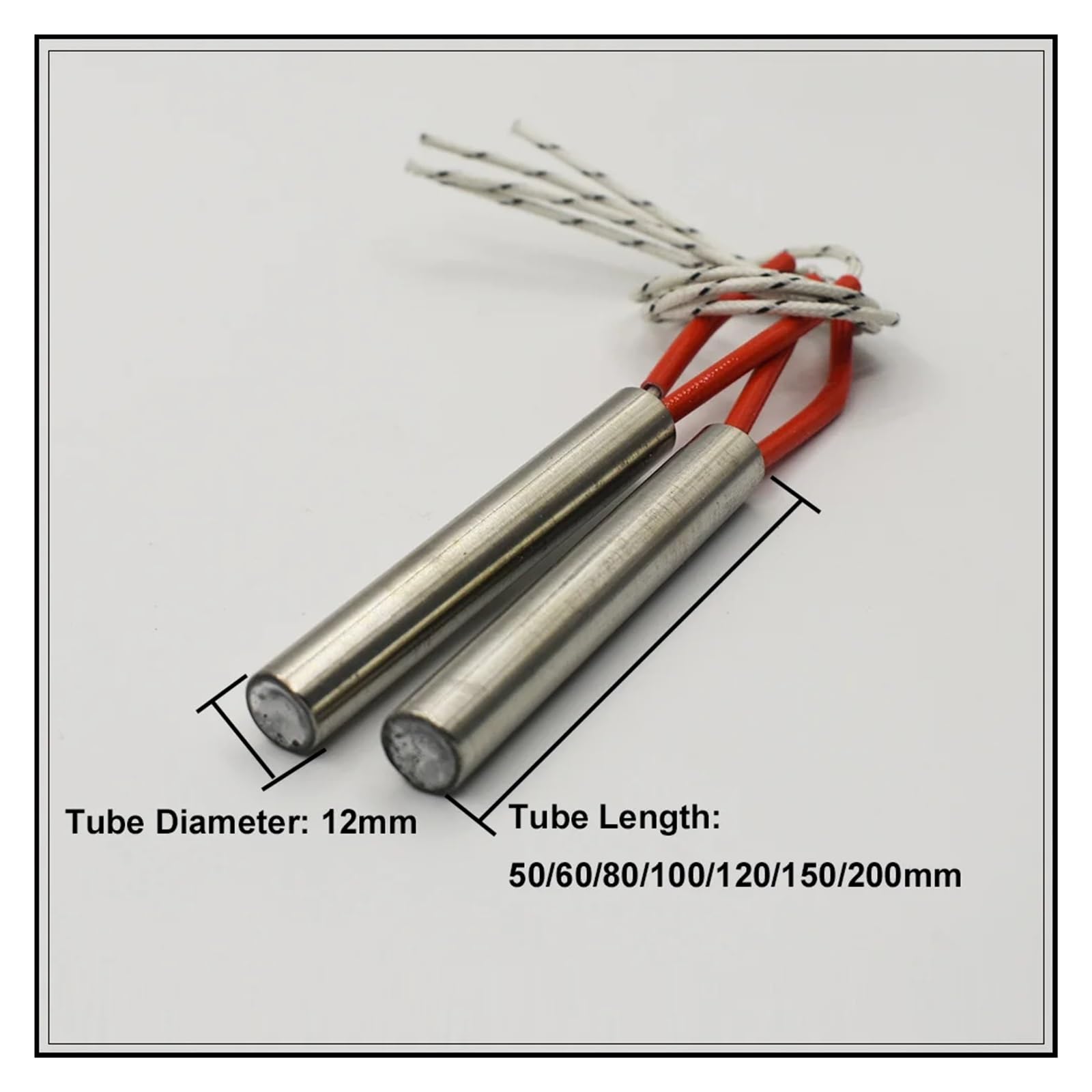 Riscaldatori A Cartuccia Per Stampi Elettrici 220 V Diametro Tubo 12 Mm