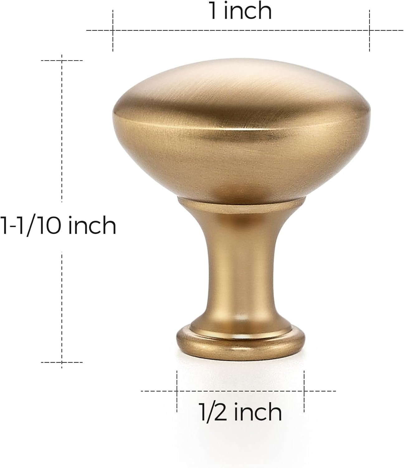Ravinte 30 Pack 1 Inch Diameter Champagne Bronze Mini Round Solid Kitchen Cabinet Knobs Drawer Pulls for Dresser Closet Door Knobs Drawer Cabinets