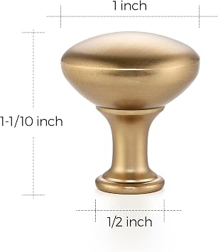 Ravinte 30 Pack 1 Inch Diameter Champagne Bronze Mini Round Solid Kitchen Cabinet Knobs Drawer Pulls for Dresser Closet Door Knobs Drawer Cabinets