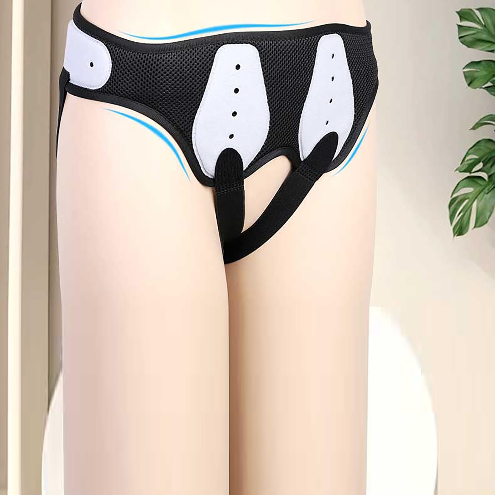 Hernia Belts for Men and Women, Hernia Belt Reduces Symptoms of Overstrain & Exertion, Breathable & Adjustable(Large)