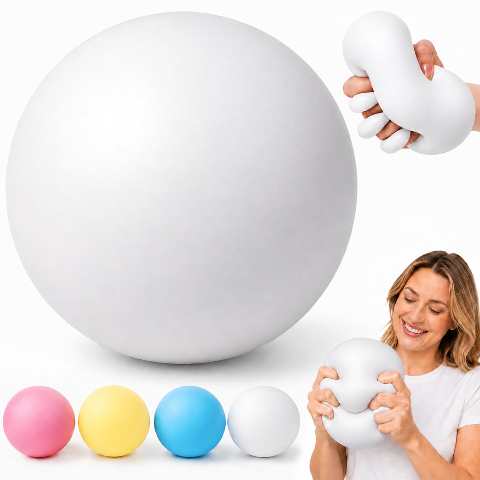 Slow Rising Stress Ball, 1PCS Big Stress Balls for Kids Adults