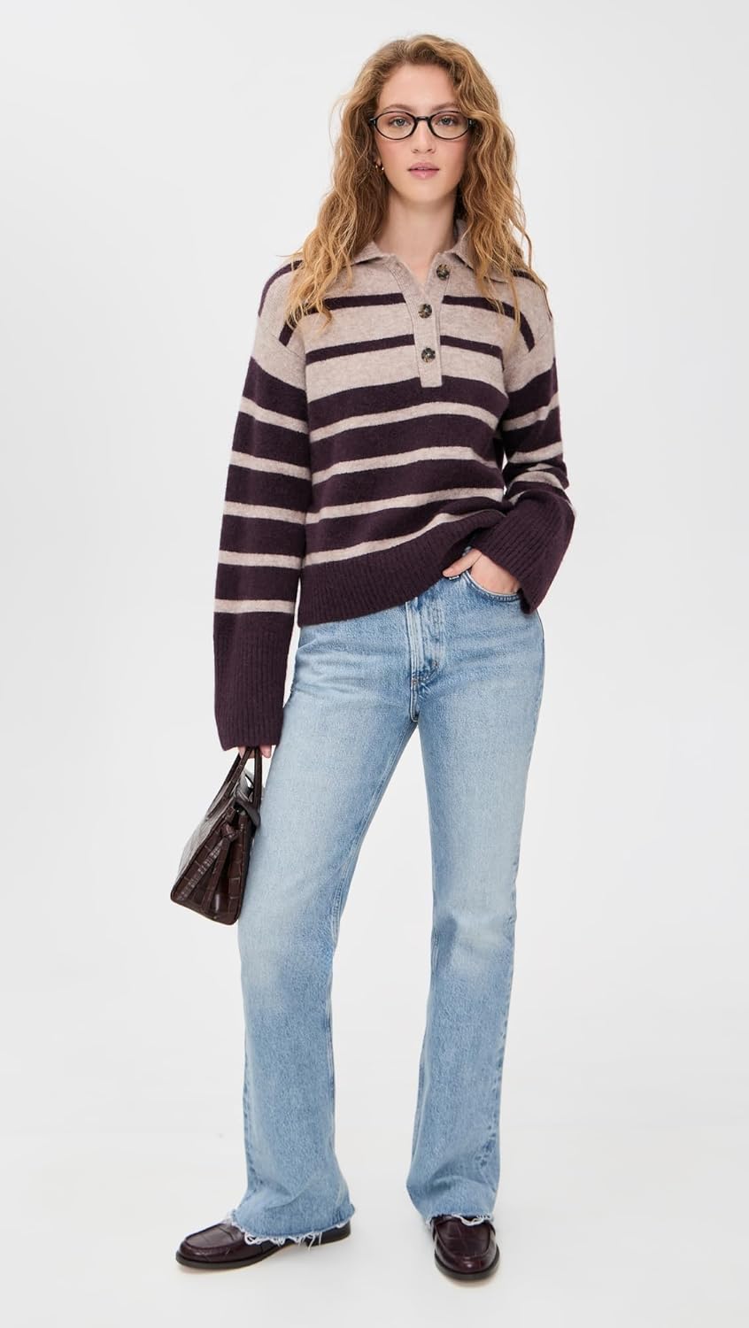 Madewell Women's CloudSoft Polo Sweater - Image 5