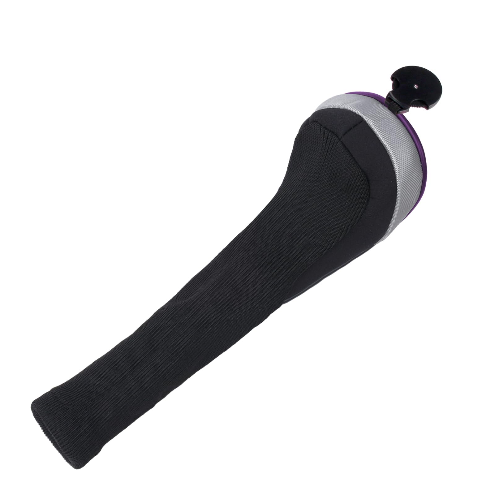 Andux Golf Club Head Covers Set Long Neck (3 Hybrid Covers + 3 Wood Covers) Purple