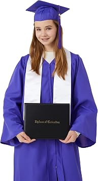 Imprinted Diploma Cover for 8.5''x 11'' Certificates, Graduation Holders, Document Cover for Letter-Sized Award