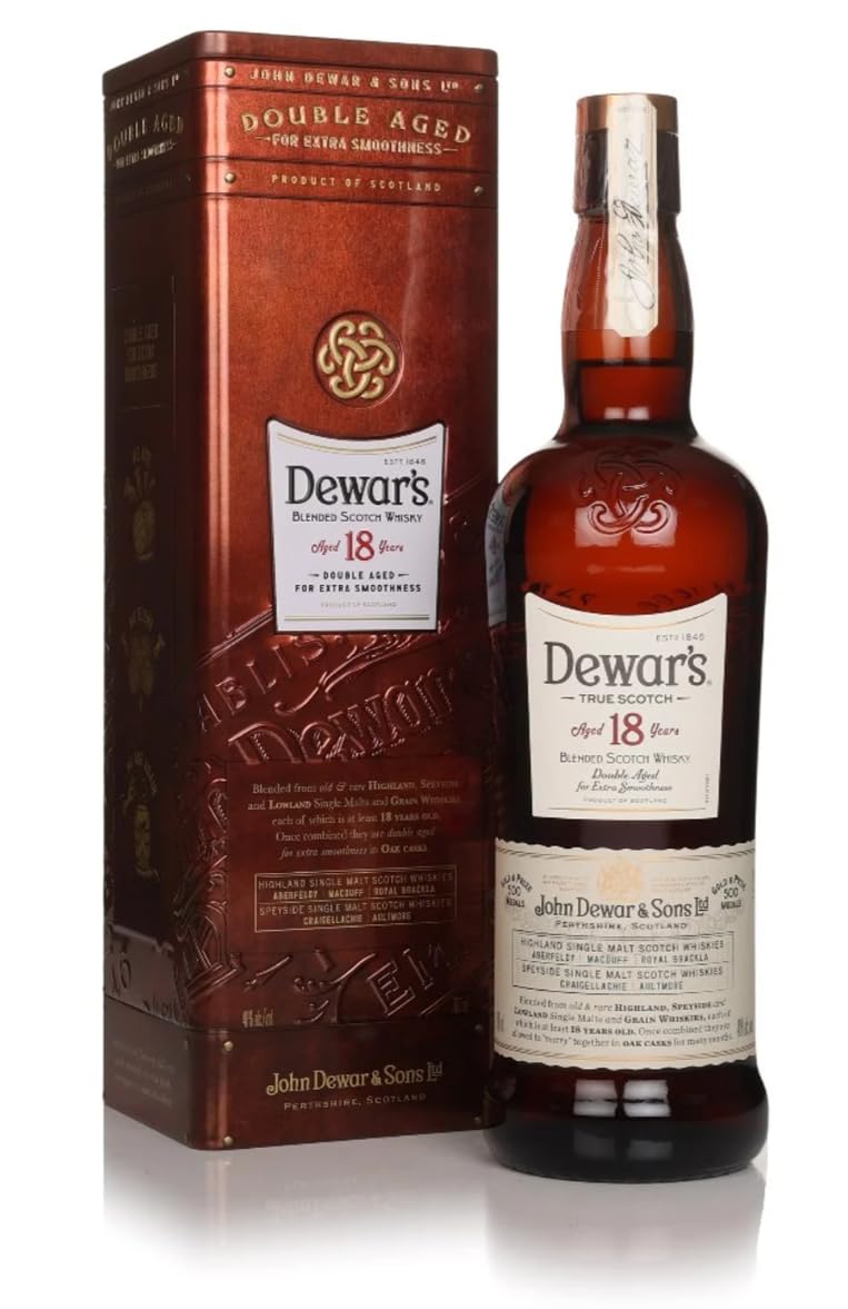 Dewar's 18年 ダブルエイジド デュワーズ18年 Amazon.co.jp: 【内容量1,000ml】デュワーズ 18年 ダブルエイジド 40度