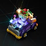 LED Light Compatible with Lego Bowser’s Muscle Car Expansion Set; Creative Lighting Compatible with Lego 71431-No Model Included