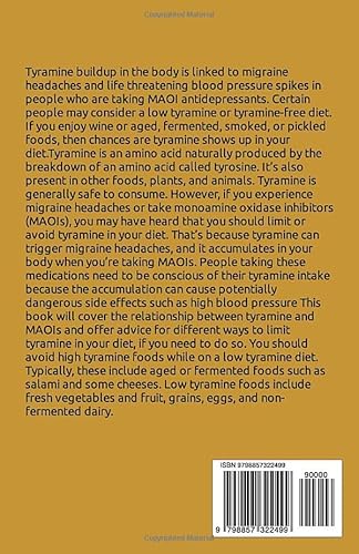 The New Sensational 2024 Low Tyramine Diet Cookbook: Essential Guide With 100] Healthy Recipes