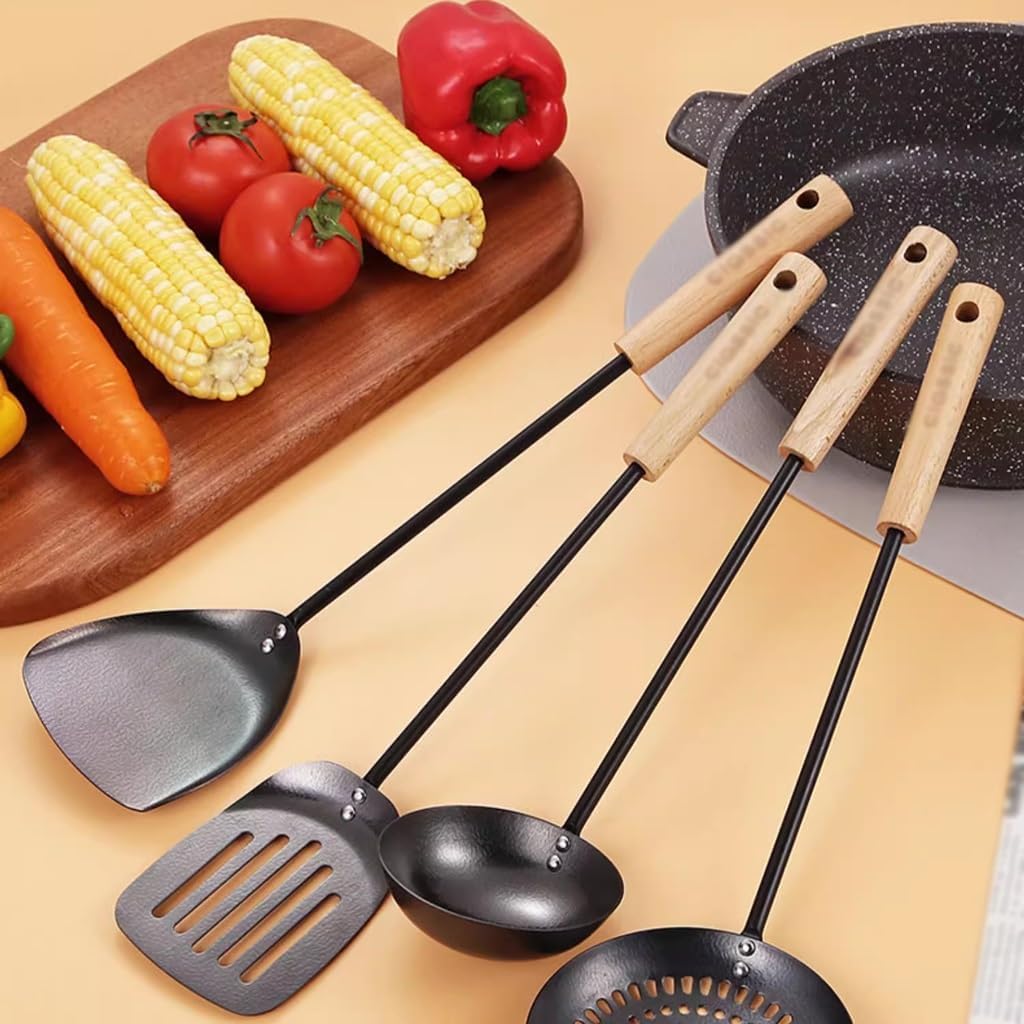 DUYHBAWRS-779 Kitchen Utensil Sets Non-Stick Long Shank Matter Mixture Shovel Dinnerware