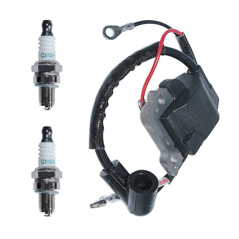 Piezas de jardín Kit de bujías de módulo de Bobina de Encendido para Honda GX35 UMK435 GX 35 Piezas de Motor de cortacésped de 4 Tiempos