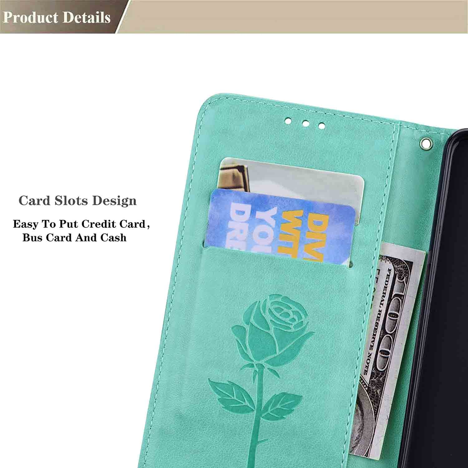 Cover Compatibile con Honor X6a, Premium Pelle PU Portafoglio