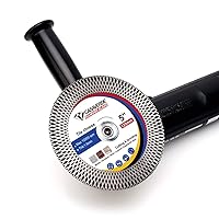 Vista 8 de 4.5" Hoja de Azulejos Superfina de Diamante para Cortar y Rectificar Granito, Mármol y Azulejos de Porcelana