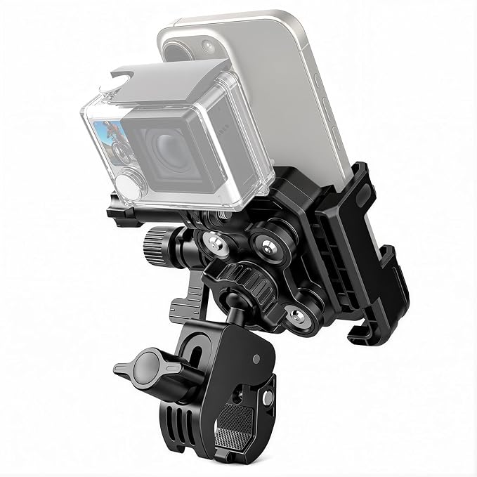 ZORBES® Motorcycle Phone Mount with Vibration Dampener Bike Phone Holder