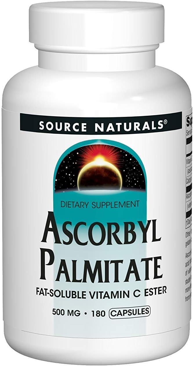 Source Naturals Ascorbyl Palmitate FatSoluble Vitamin C Ester 500 mg