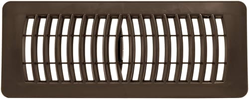 Miniatura 9 de Imperial RG1449 Registro de piso con diseño de rejillas, 2-14 pulgadas de alto x 12 pulgadas de ancho, poliestireno, 2.25 x 12 pulgadas, blanco