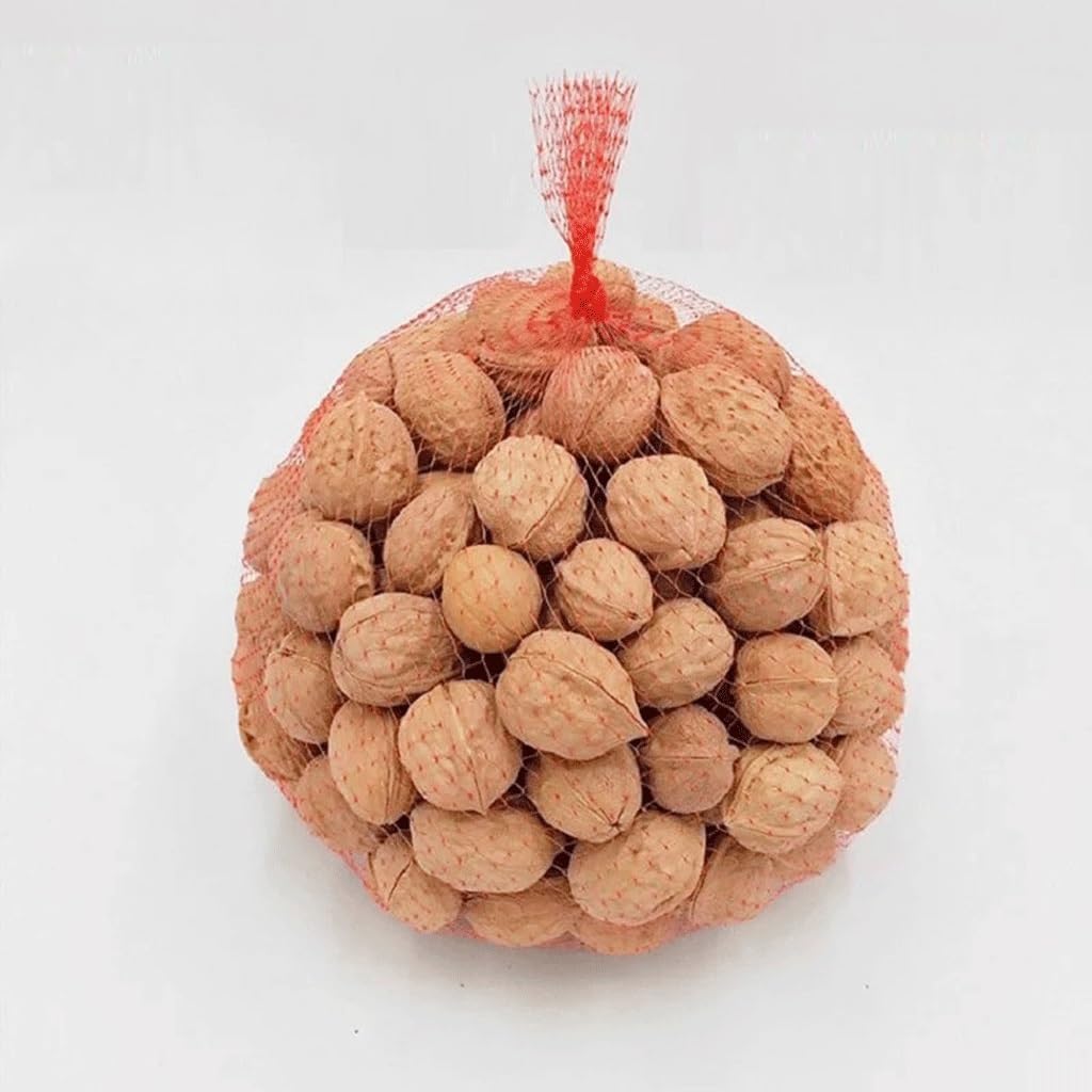 Plastic Mesh Bag, for Semi-Finished Products Into Roll Mesh Cutting Rope Mesh Packaging Vegetables Fruits and Dried Fruit Storage Bags (Color : White, Size : Length 10M)