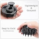 KBS Hair Scalp Massager Shampoo Brush with Soft Silicone Bristles for Anti Dandruff Removal Head Massager Prevents Hair loss for Men, Women (BLACK) gallery image
