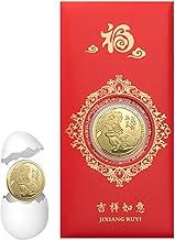Envelopes Vermelhos Ano Novo Chinês - Ano Novo Chinês Envelopes Vermelhos 2023 Coelho com Moeda Comemorativa - Ano Novo Coelho Lembranças para Festa do Festival da Primavera Aezon
