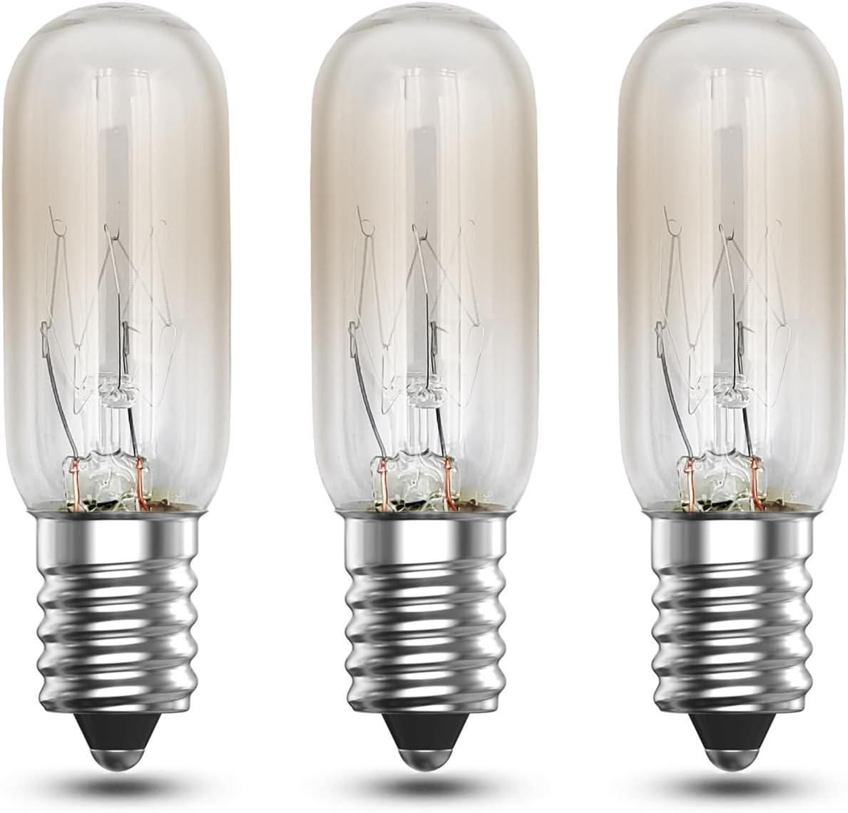 15W E14 Mini Wax Warmer Light Bulb, 230V Scentsy Plug in Wax Burner Bulbs Dimmable, 2700K Warm White Small Edison Screw SES Pygmy Salt Lamp Bulb, Scentsy Bulbs for Plug in Warmers, 3-Pack