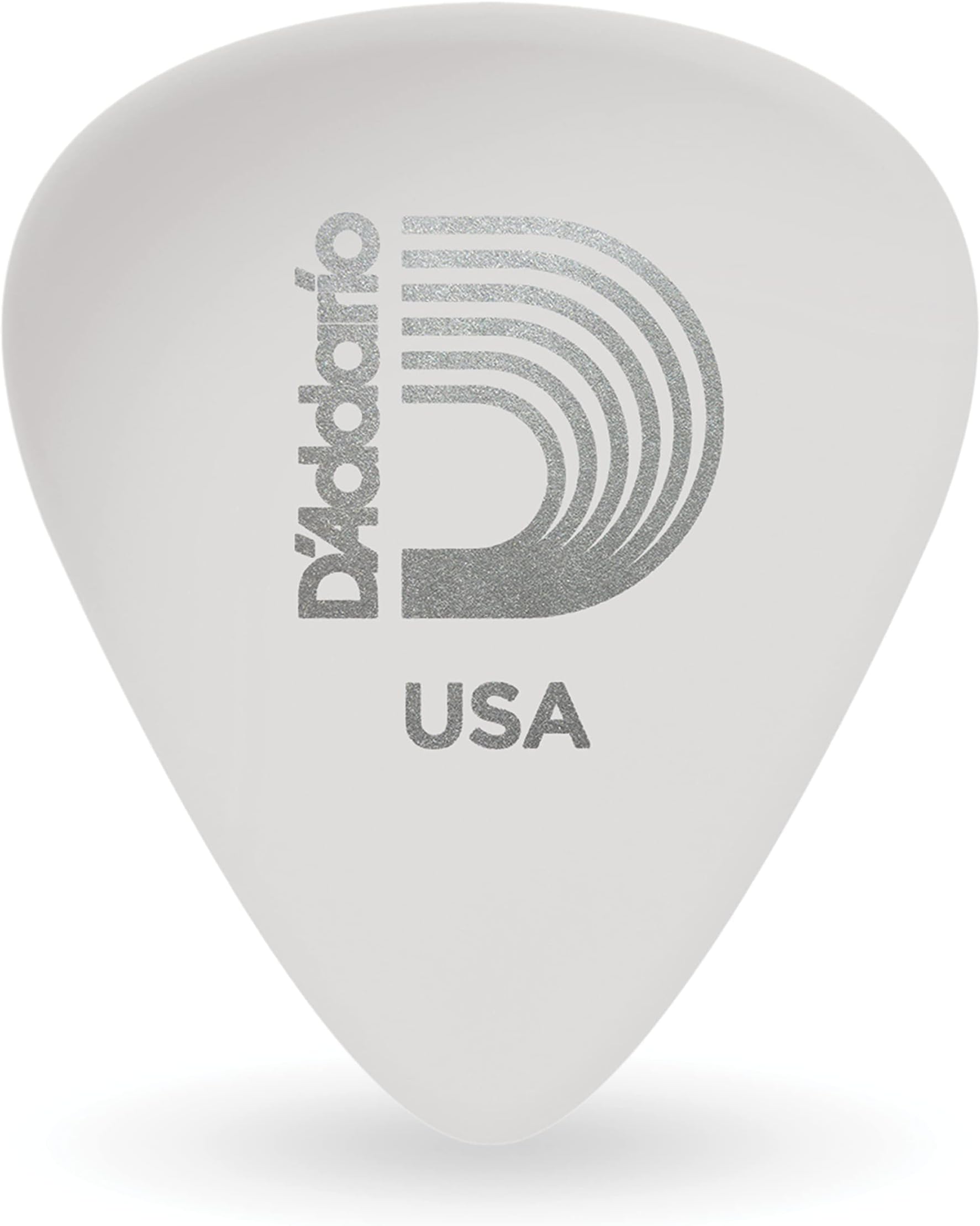 White-Color Celluloid Guitar Picks, 10 pack, Light