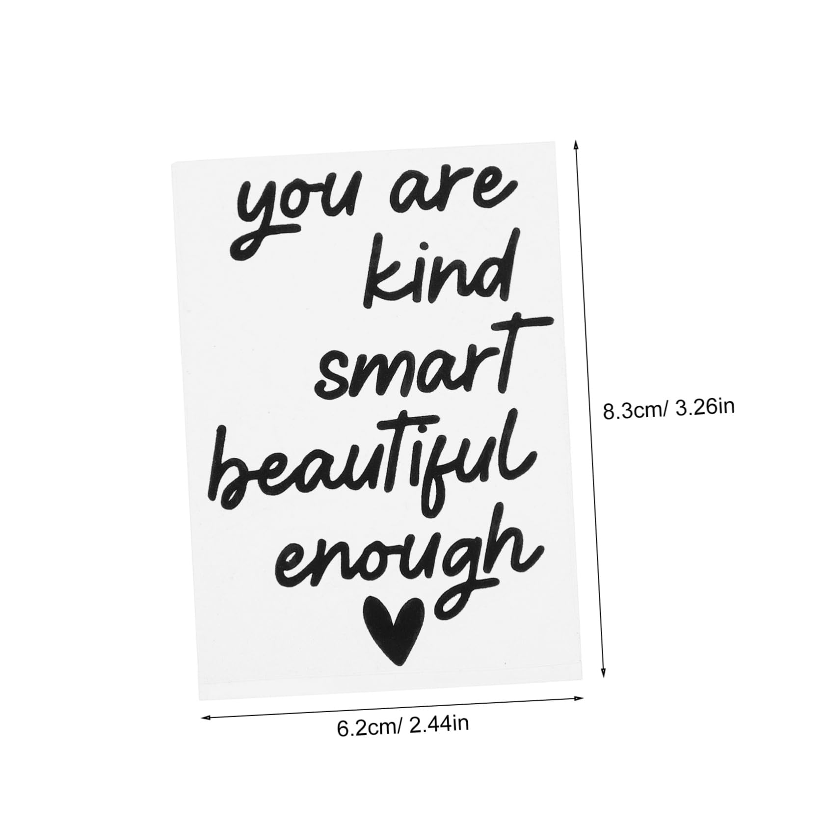 Garneck Mirror Wall Decals Positive Inspirational Vinyl Sticker for Bathroom Decor Mirror Decals for Girls