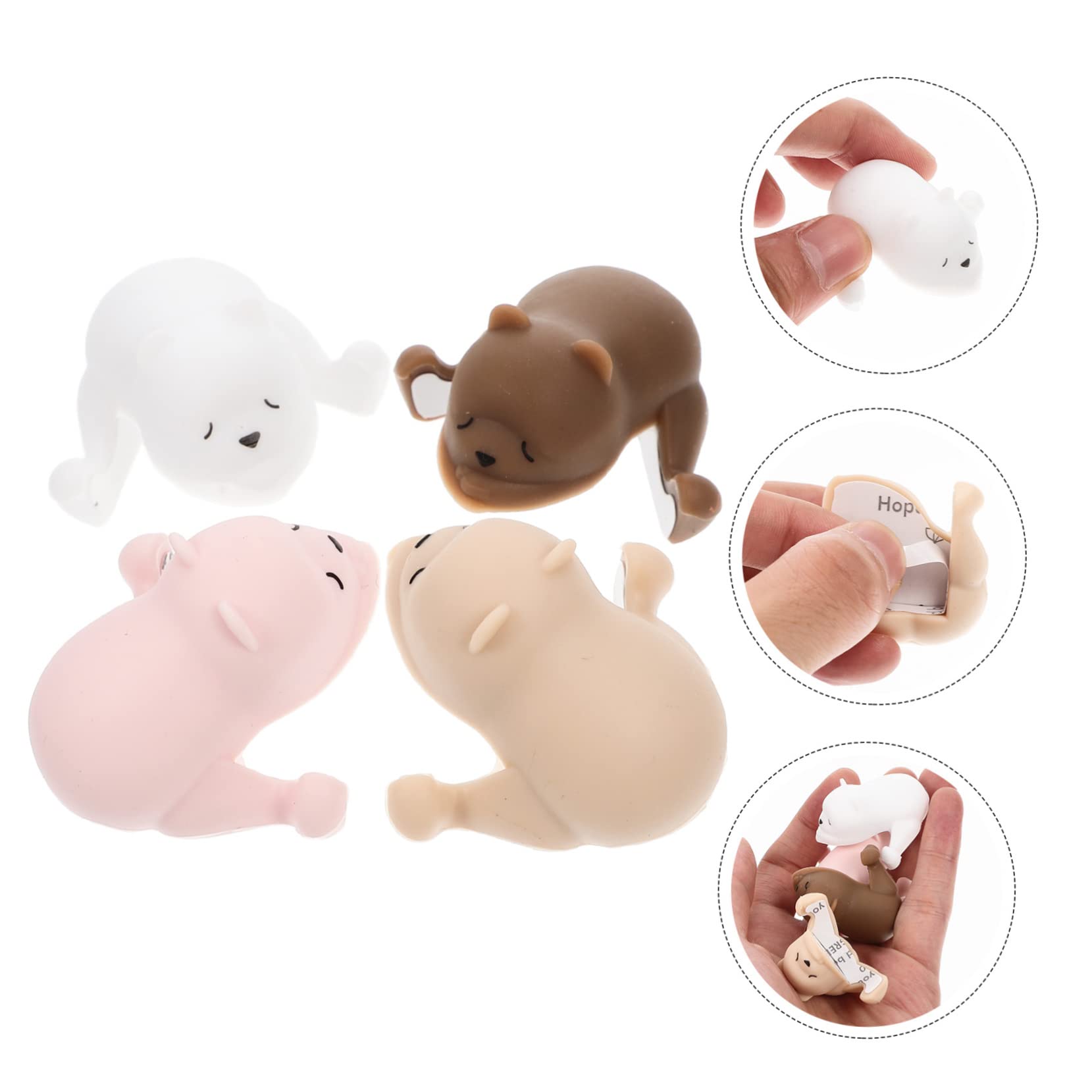 Protectores de Esquinas para Muebles de Silicona, 4 Piezas, Animales | Guarderías y Familias, Diseño Sencillo y Elegante, Experiencia Cómoda, Efecto de Protección Excelente