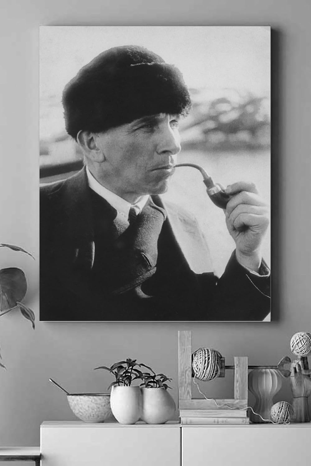 Postermanya (pster18429) Alfred Wegener Bilimsel Kanvas Tablo 30 x 40