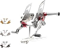 Vista 28 de Arashi (Versión 2.2) reposapiés ajustables para motocicleta KAWASAKI Ninja 300 EX300B ABS / EX300A/ EX300 ABS/ EX300A / SE 2013-2017 Accesorios