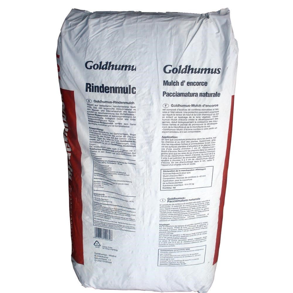 Goldhumus Rindenmulch 0-40 5x70 Liter Hülskamp