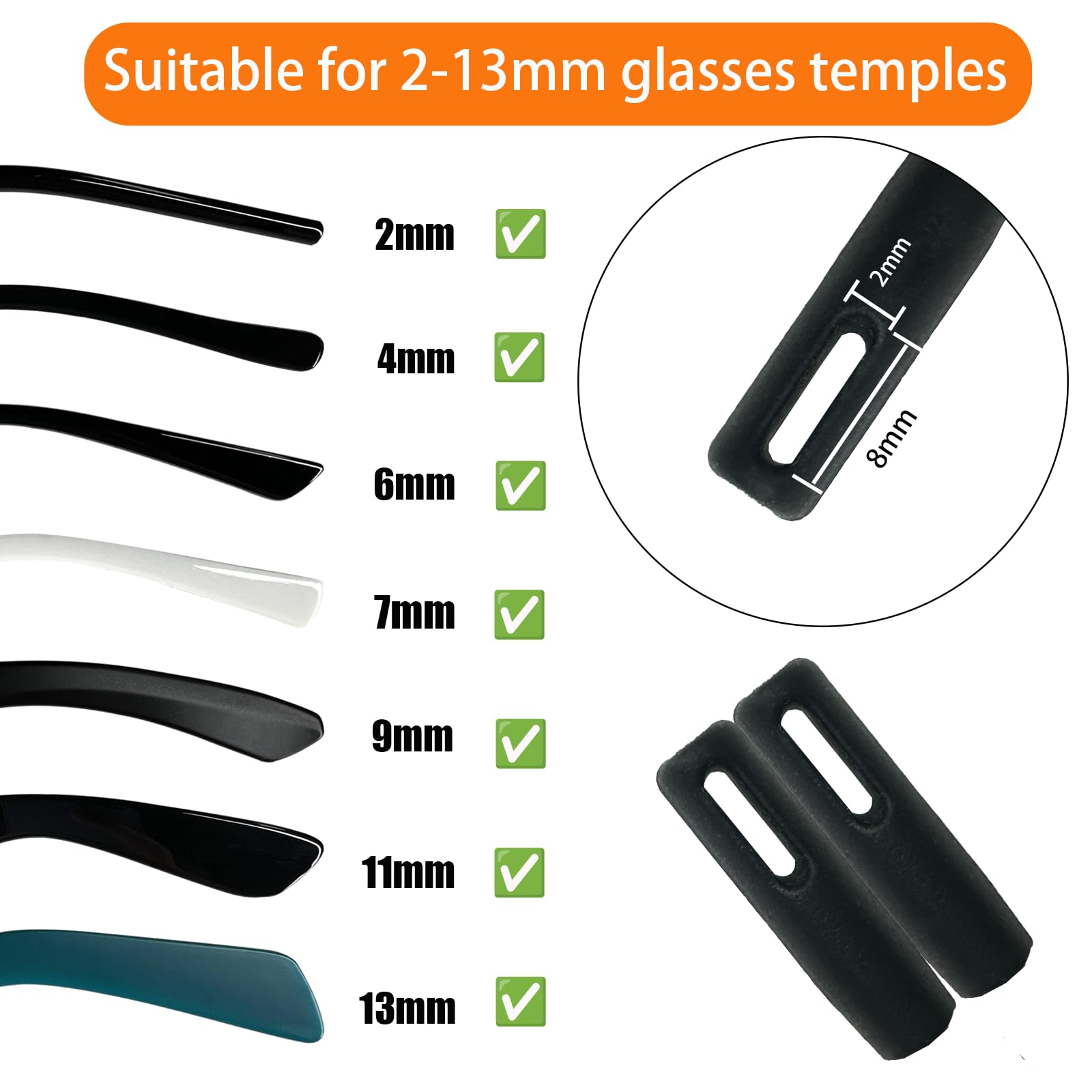 Non-Slip Glasses Strap - Keep Glasses Secure -4