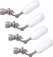 Vista 1 de Válvula de bola de flotador de 1/2 pulgada, válvula de flotador de agua de plástico, mini válvula de flotador de plástico con brazo ajustable